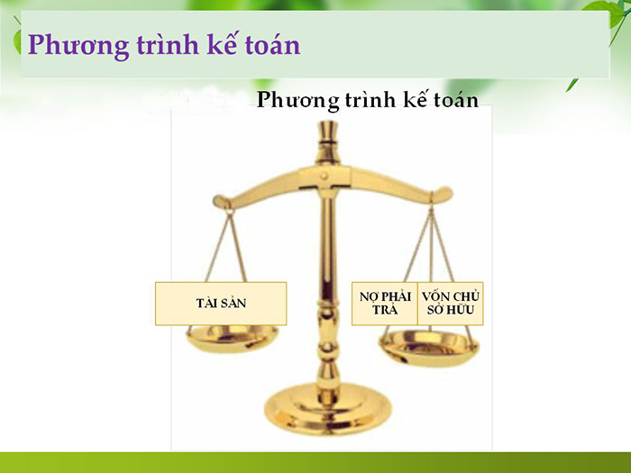 Phương trình kế toán Công thức và tính chất của phương trình kế toán