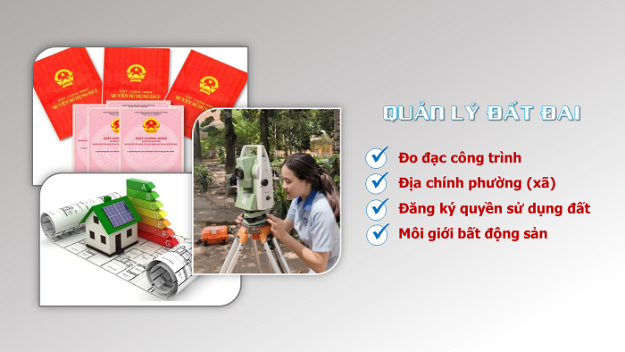 học quản lý đất đai tại bình dương